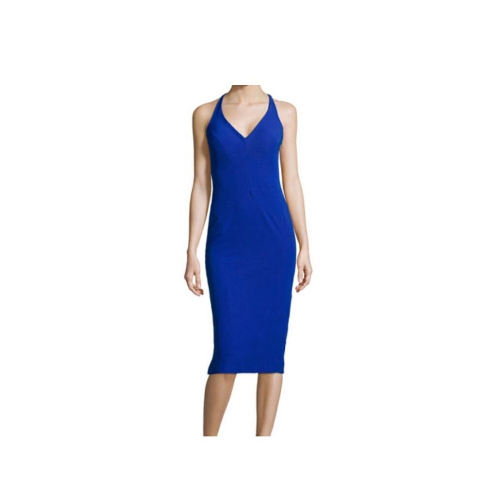 MILLY Cady stretch angular midi